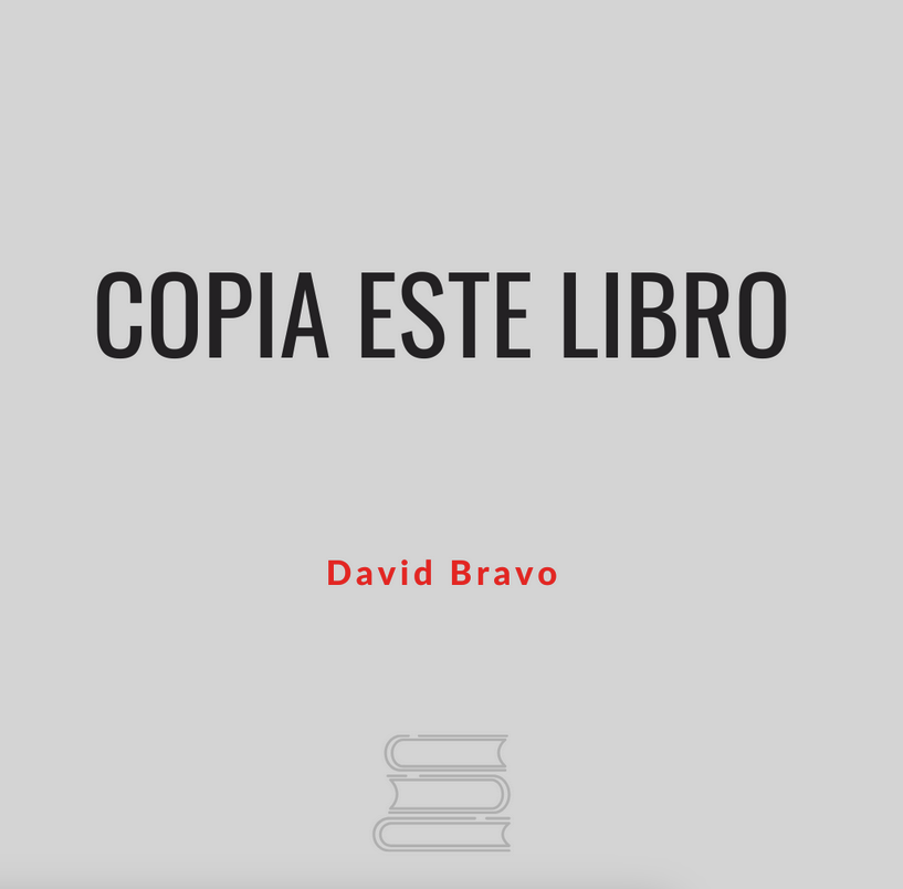 Me llega “Copia este libro”